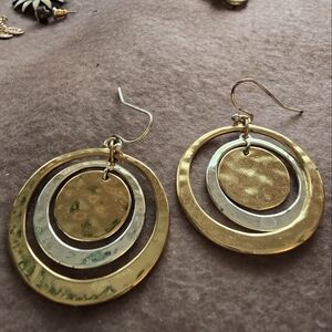 Women’s Robert Lee Morris Gold/Silver Tone Soho Drop Earrings